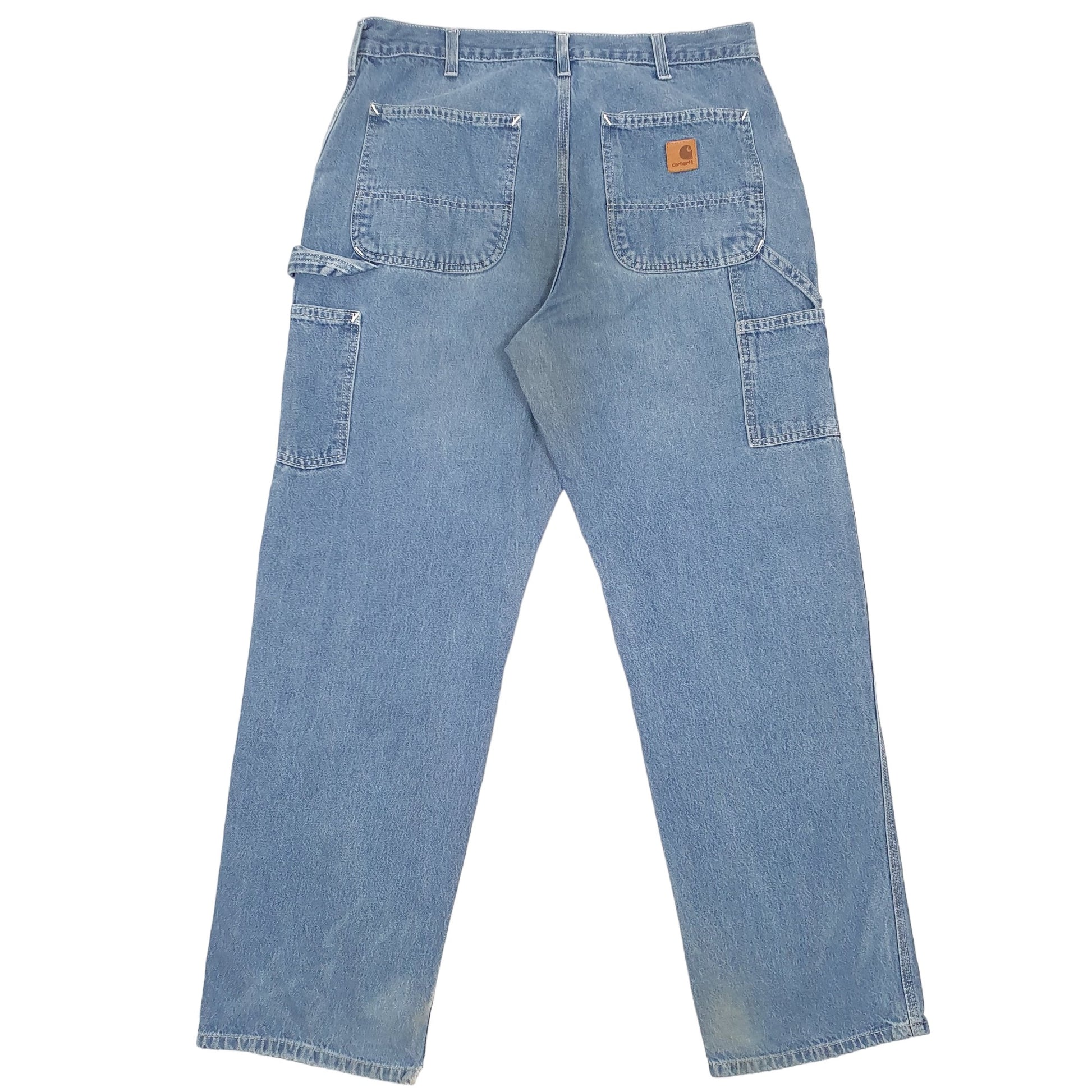 Mens Blue Carhartt  Carpenter JeansW33 L32