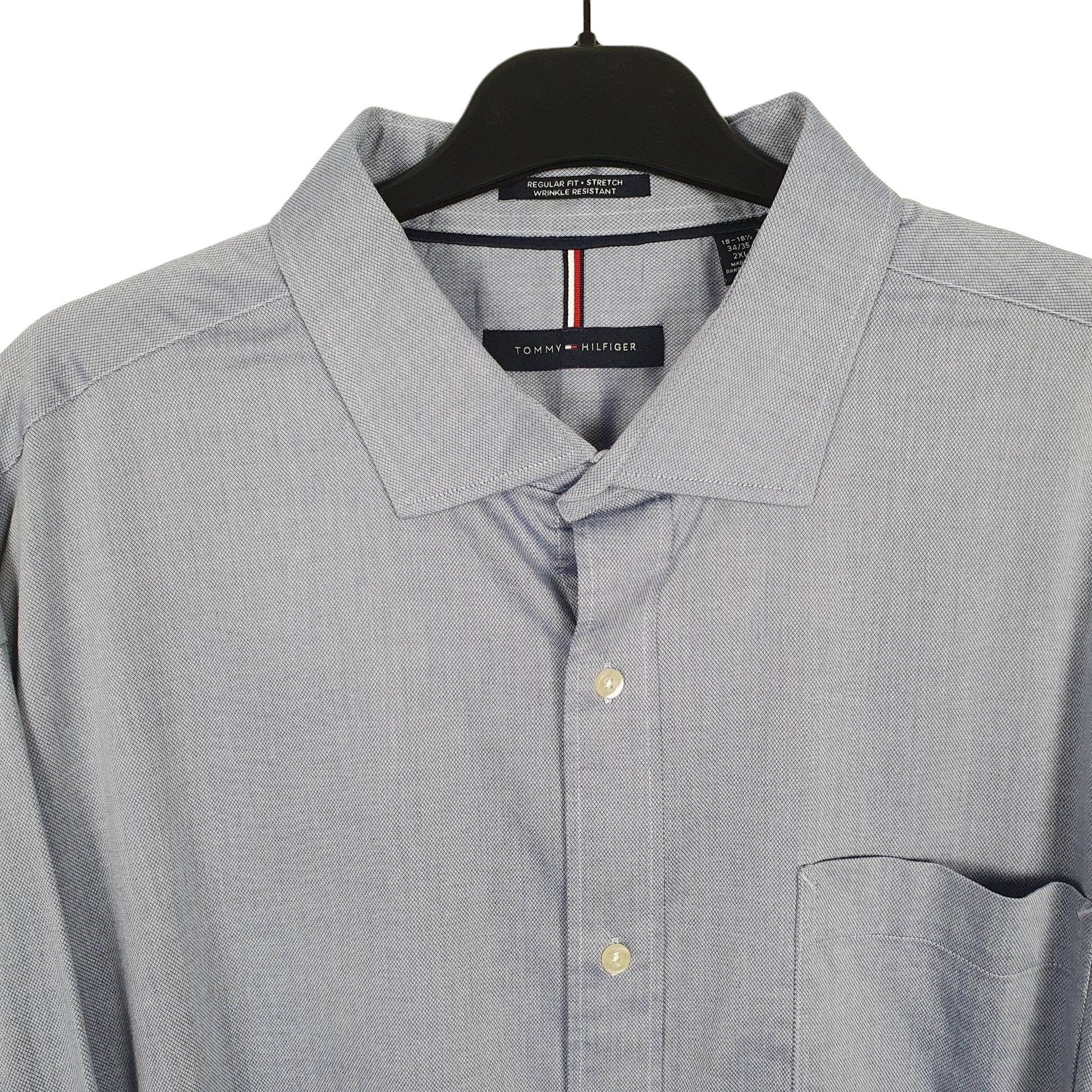 Tommy Hilfiger Long Sleeve Regular Fit Shirt Blue