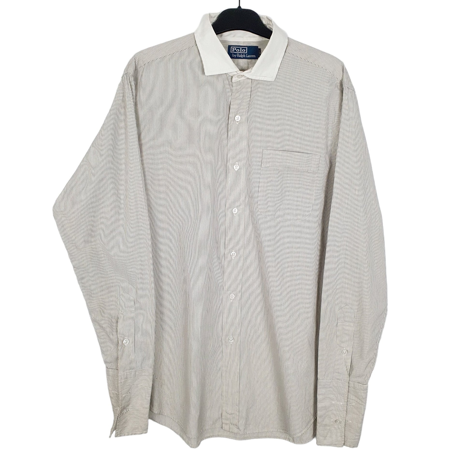 Ralph Lauren Long Sleeve Regular Fit Striped Shirt Beige