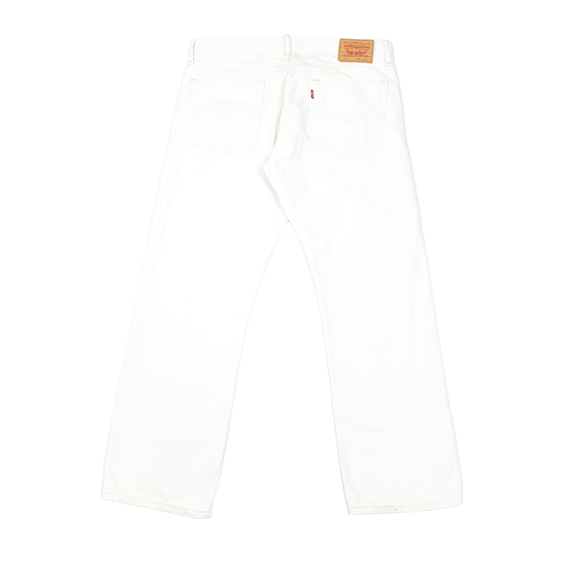 Levis 514 Straight Fit Jeans W36 L30 White