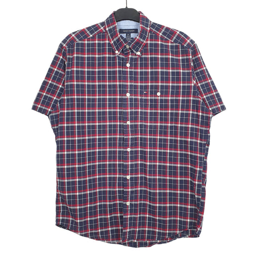 Blue Tommy Hilfiger Short Sleeve Shirt