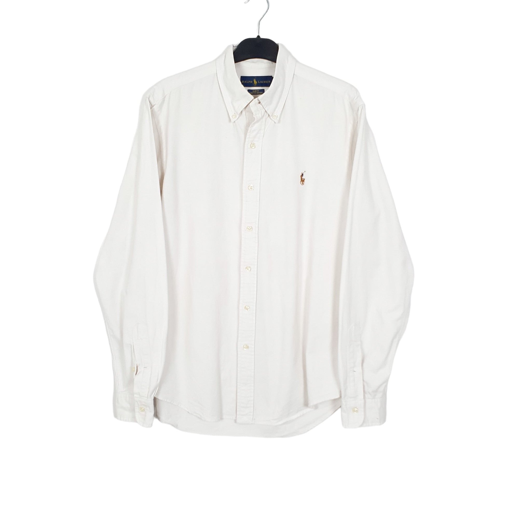 Ralph Lauren Oxford Long Sleeve Slim Fit Shirt White