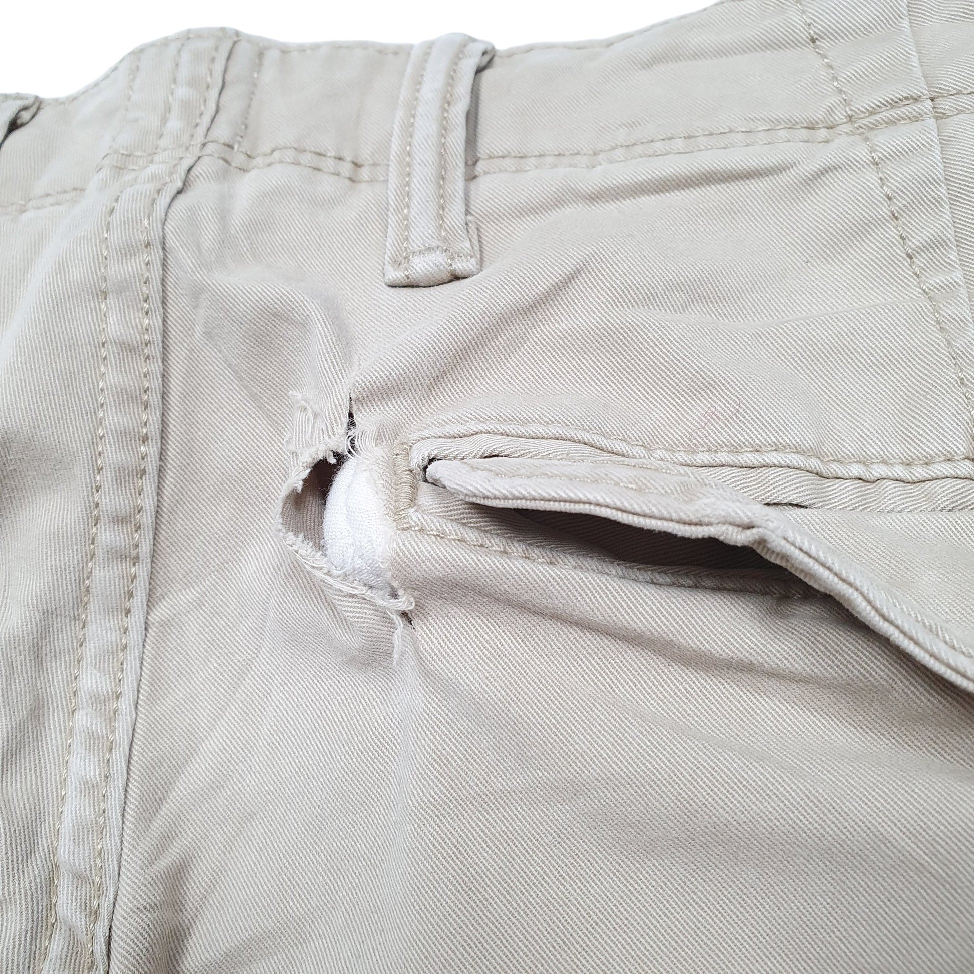 Mens Beige Gap Combat Pants Cargo Trousers