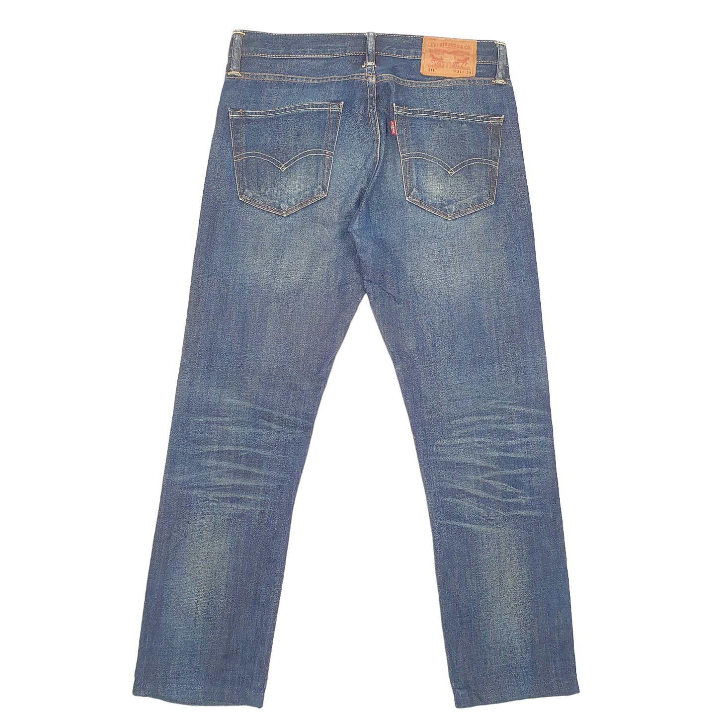 Mens Blue Levis Selvedge 511 JeansW31 L30