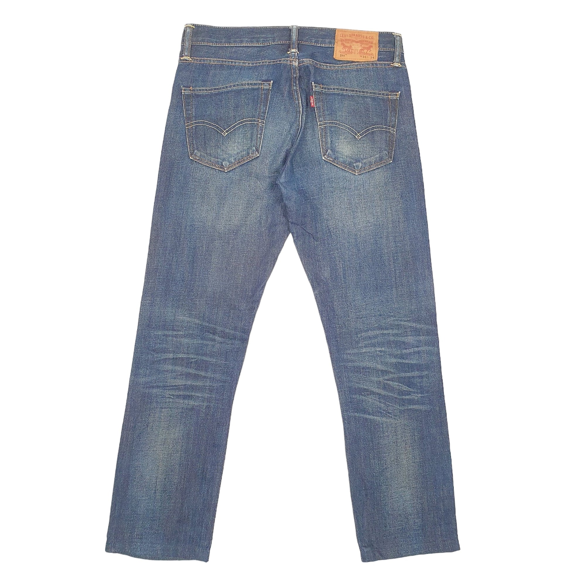 Mens Blue Levis Selvedge 511 JeansW31 L30