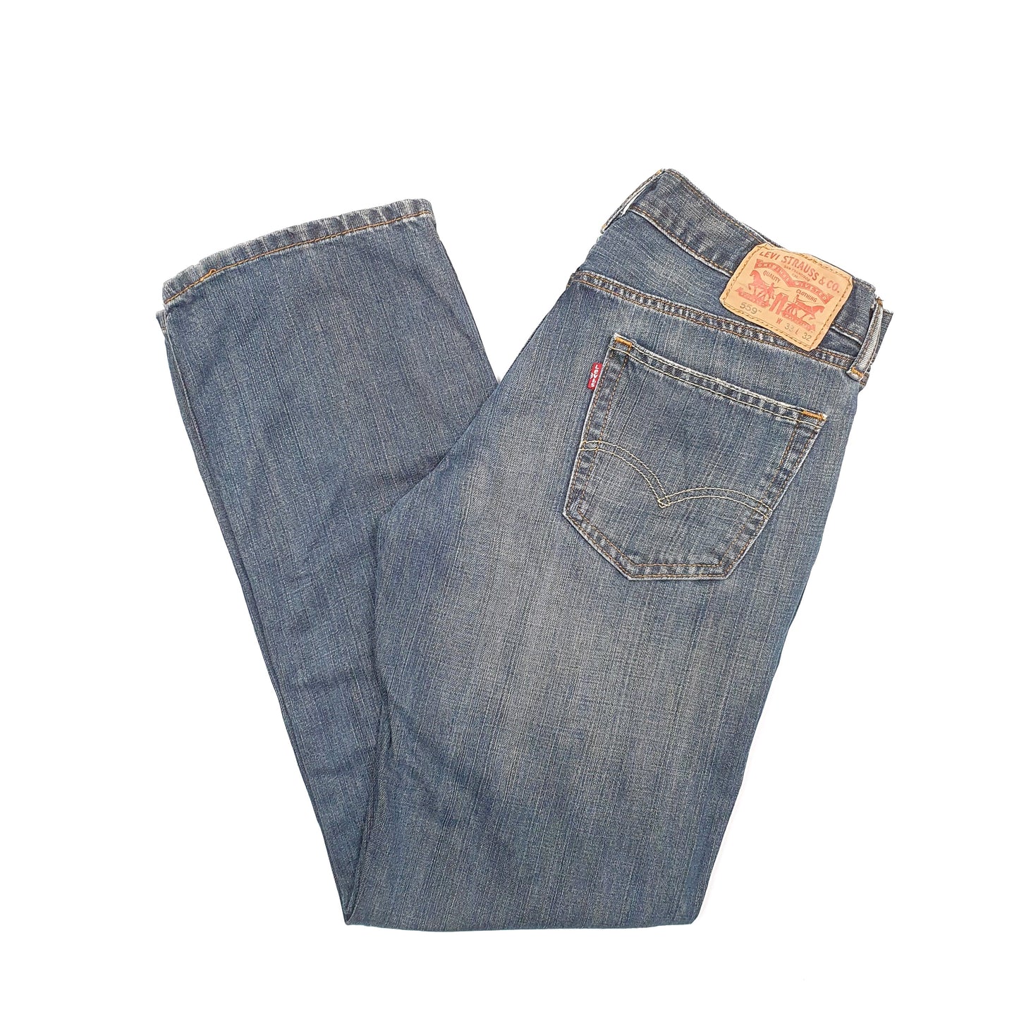 Levis 559 Relaxed Fit Jeans W33 L31 Blue