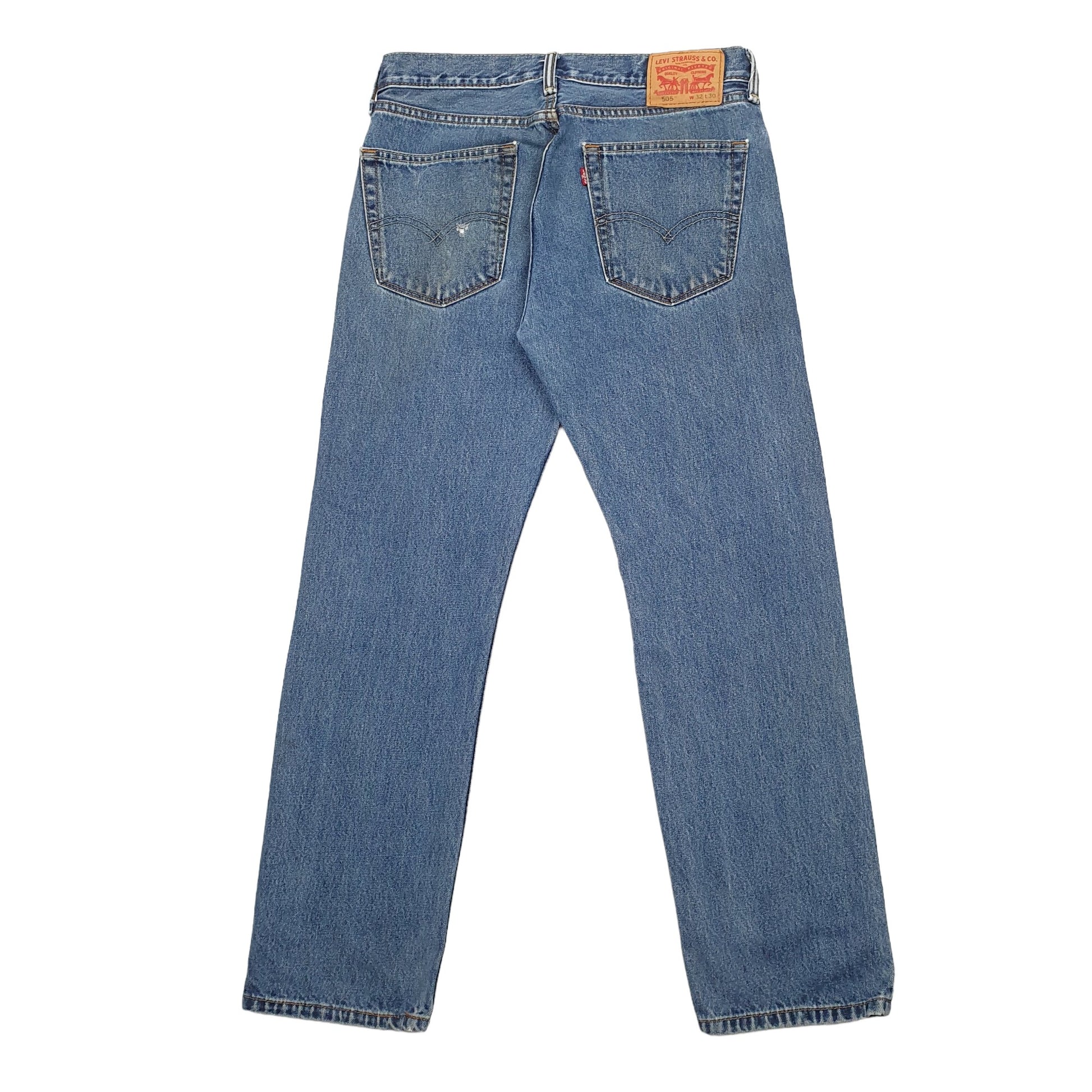 Levis 505 Regular Fit Jeans W32 L30 Blue