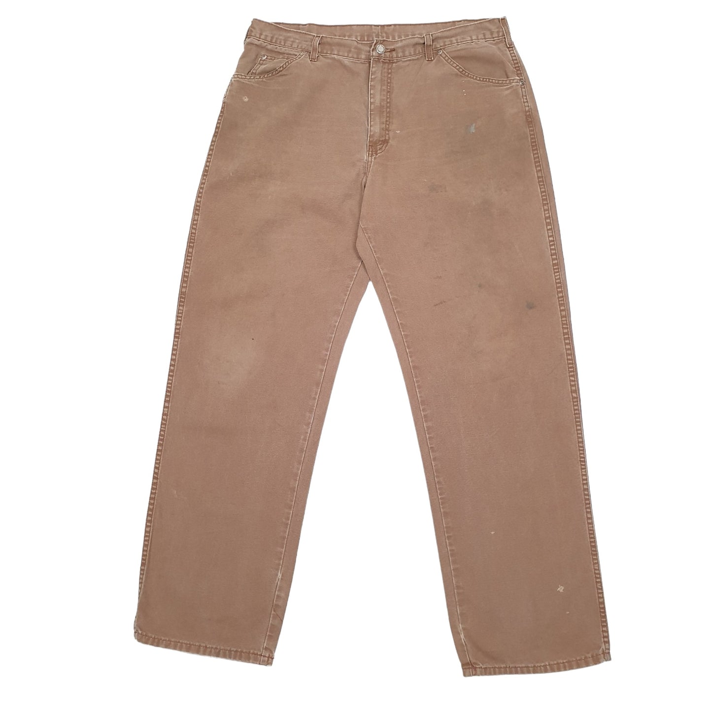 Mens Brown Dickies  Carpenter Trousers
