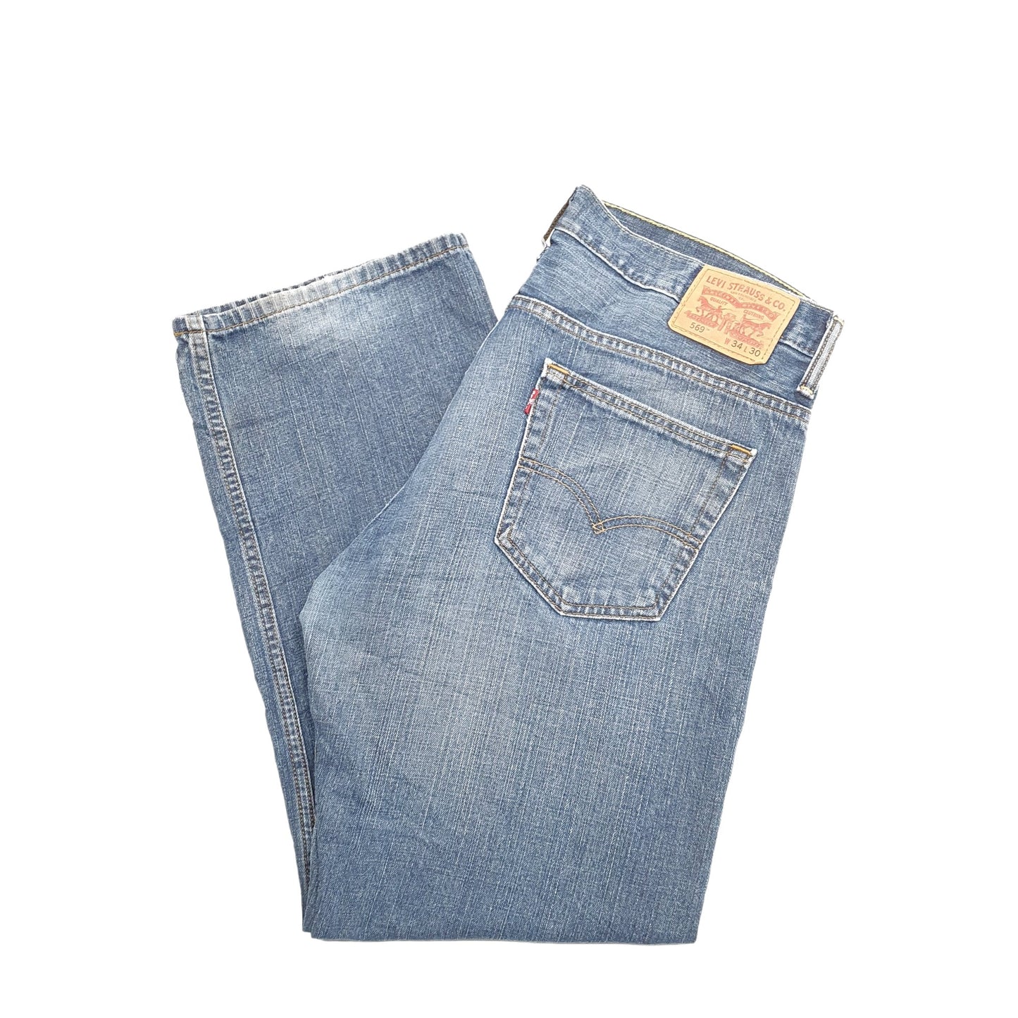 Levis 569 Loose Fit Jeans W36 L28 Blue
