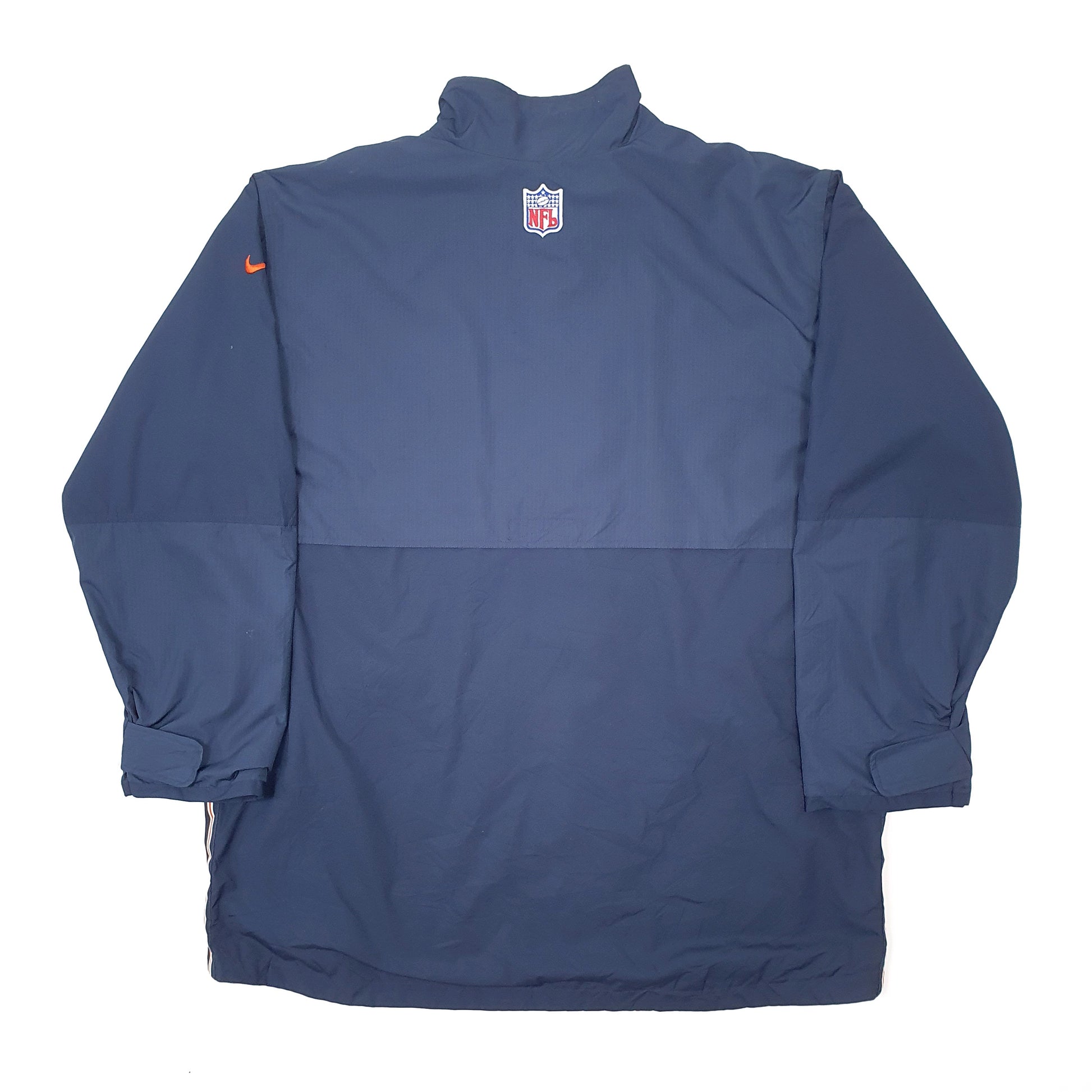 Mens Navy Nike NFL Pro Line Team Chicago Bears Vintage 1990s Made in USA Jacket Coat