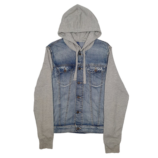 Mens Blue H&M  Denim Jacket Coat