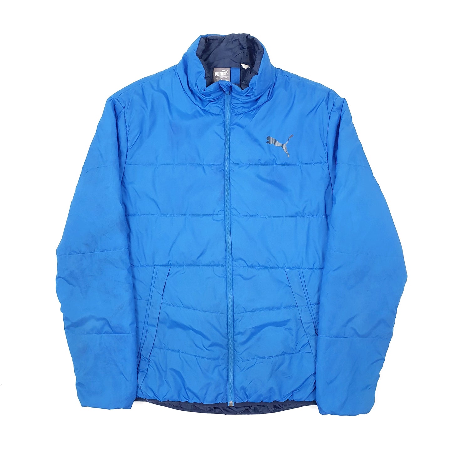 Mens Blue Puma  Puffer Jacket Coat