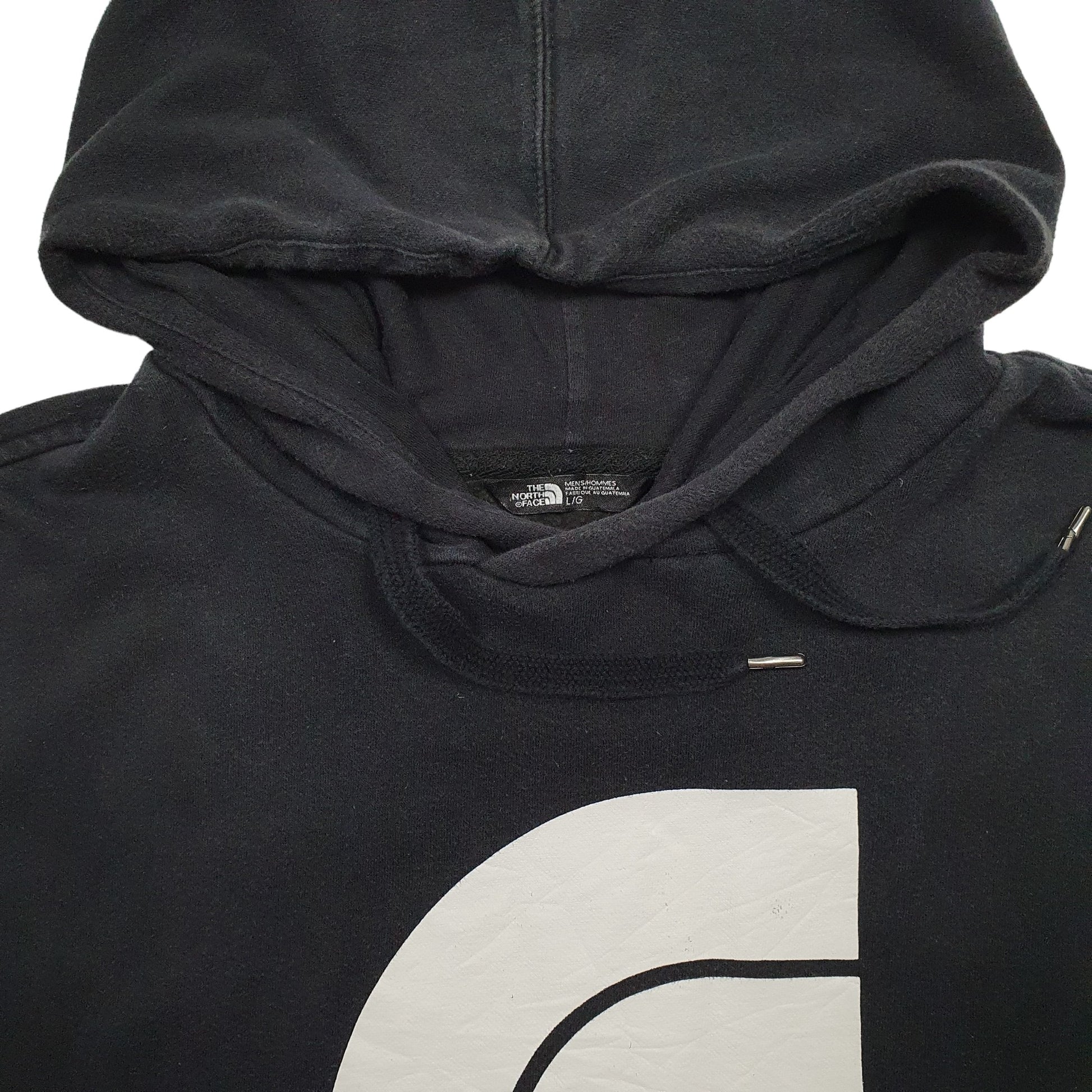 Mens Black The North Face Spellout Hoodie Jumper