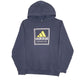 Mens Navy Adidas  Hoodie Jumper