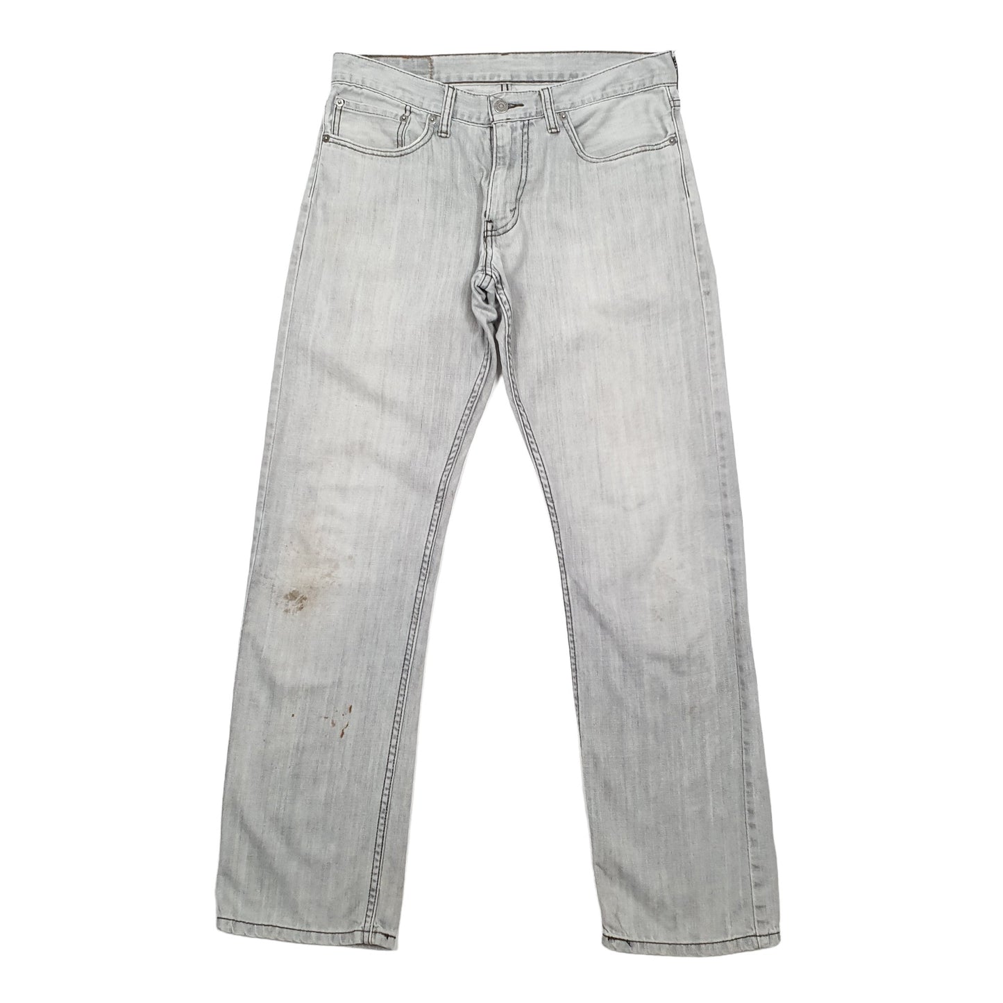 Levis 514 Straight Fit Jeans W32 L32 Grey