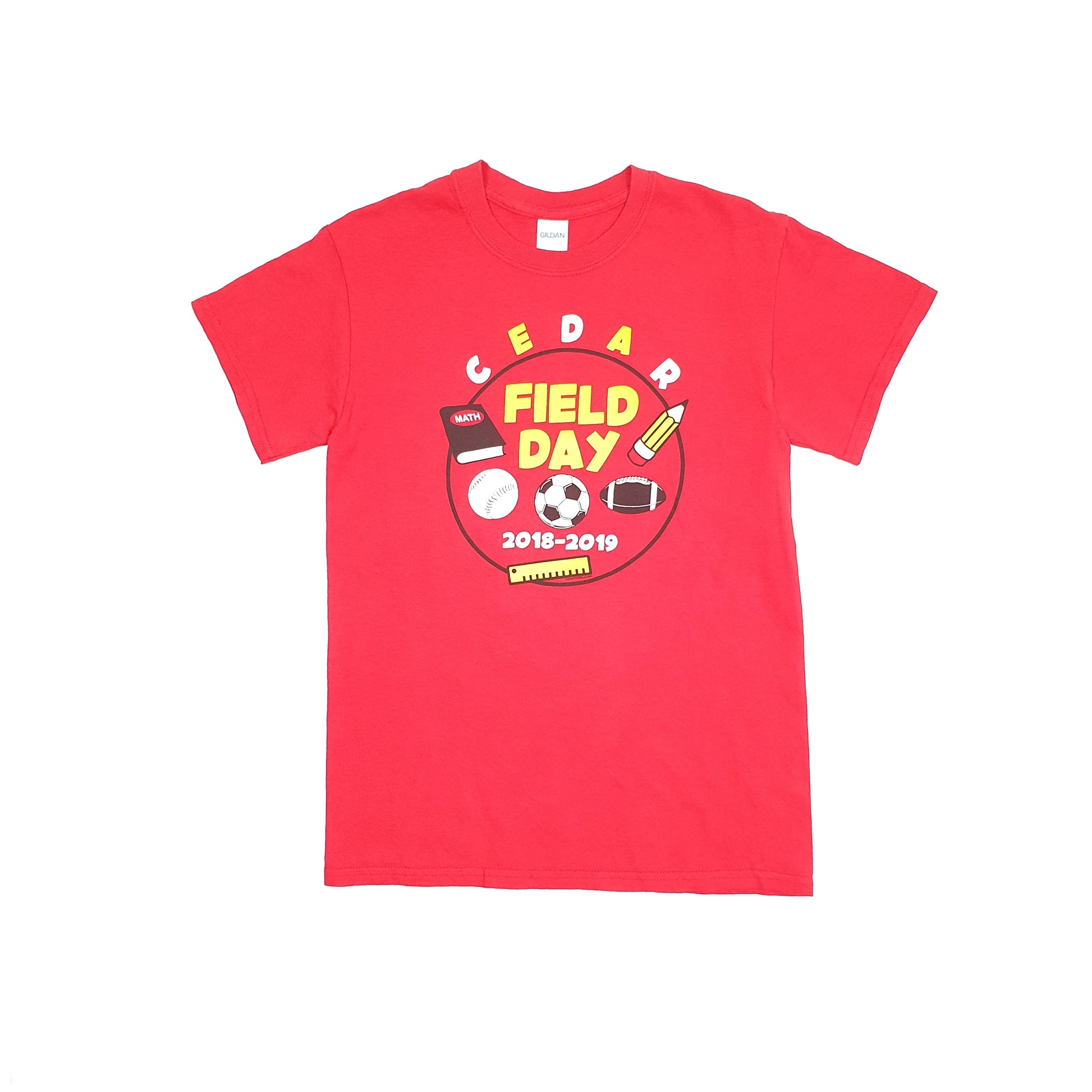 Gildan Short Sleeve T Shirt Red