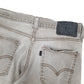 Levis 511 Slim Fit Jeans W29 L30 Beige
