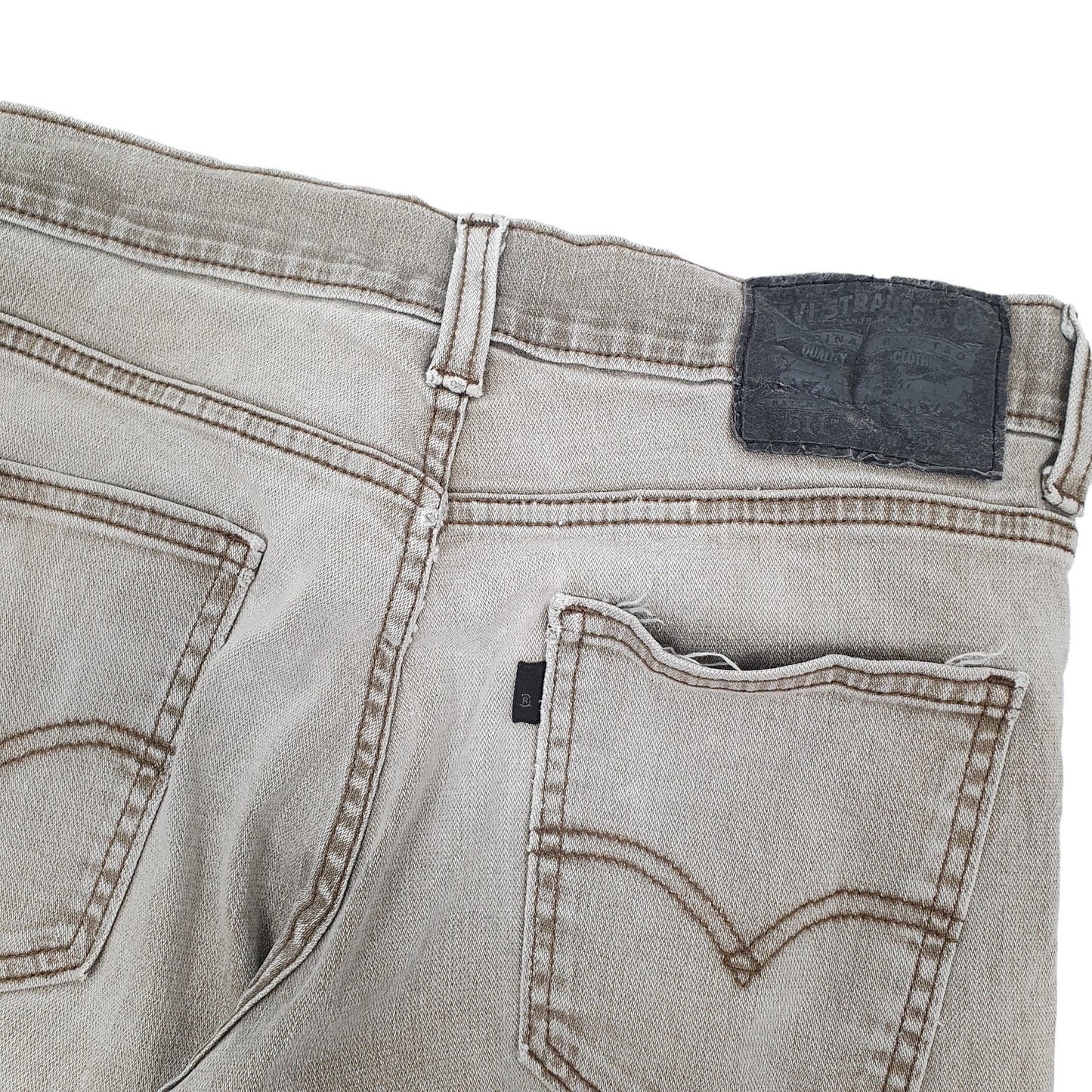 Levis 511 Slim Fit Jeans W29 L30 Beige