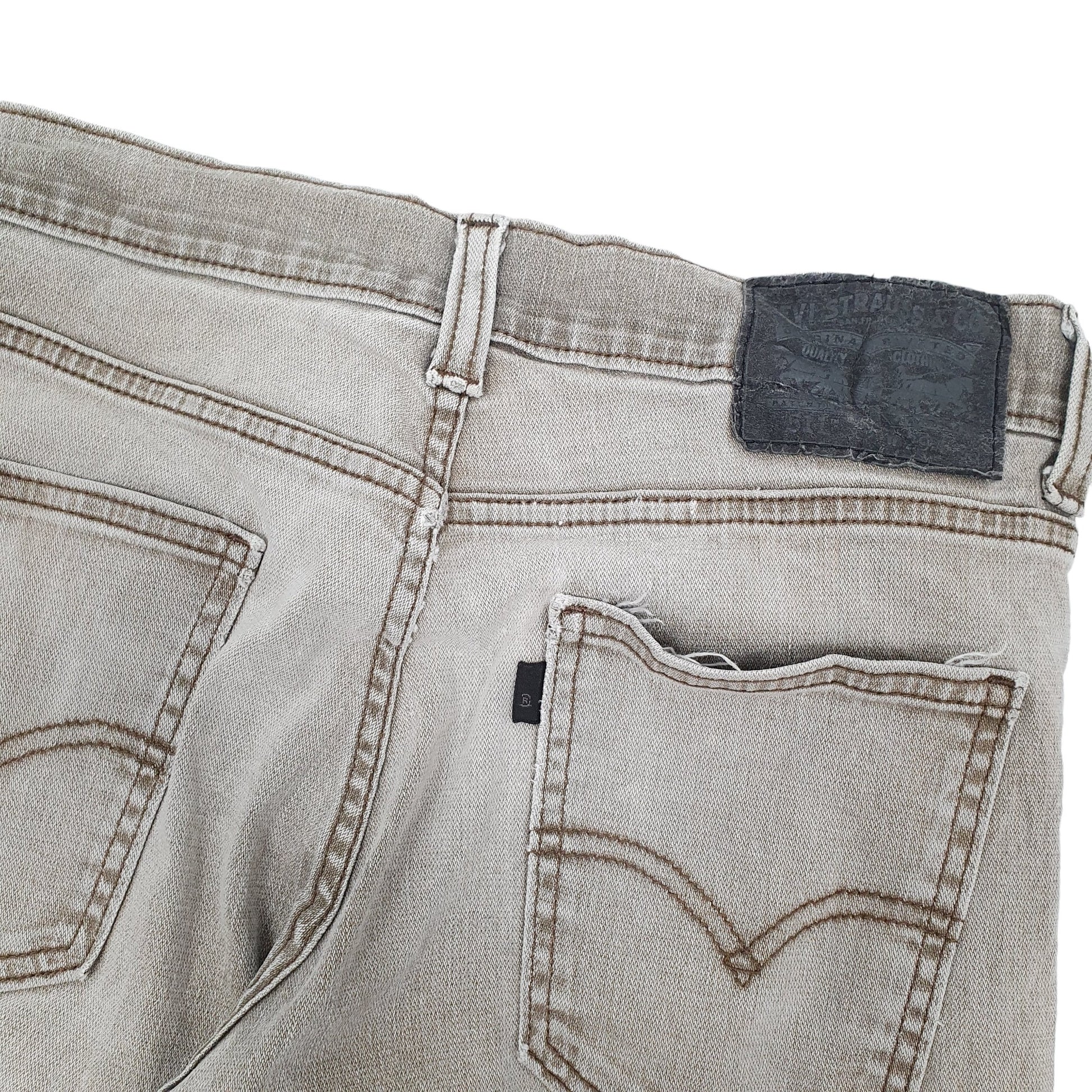 Levis 511 Slim Fit Jeans W29 L30 Beige