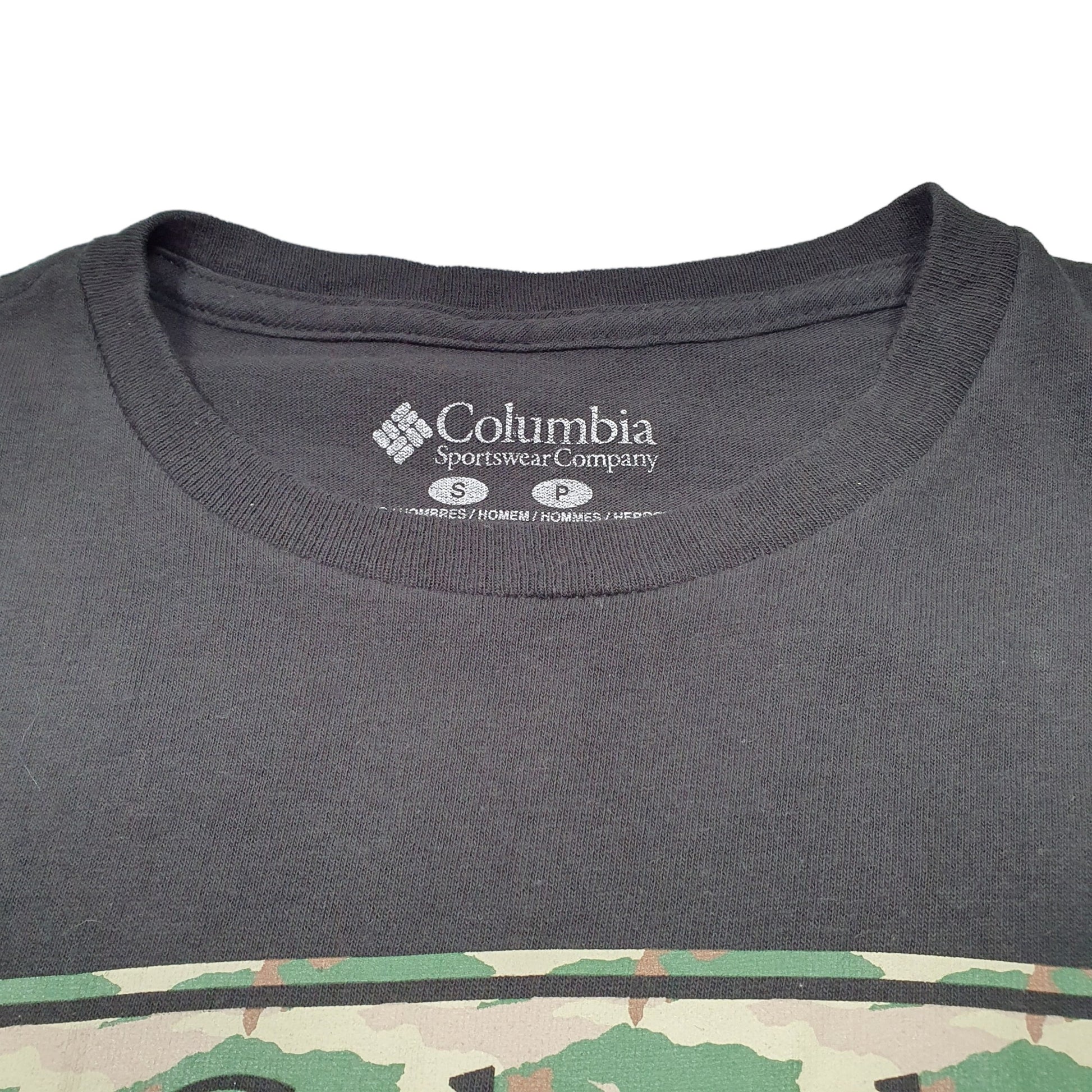 Mens Black Columbia Sportswear  Long Sleeve T Shirt