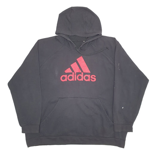 Mens Black Adidas  Hoodie Jumper