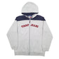 Mens Grey Tommy Hilfiger Spellout Hoodie Jumper