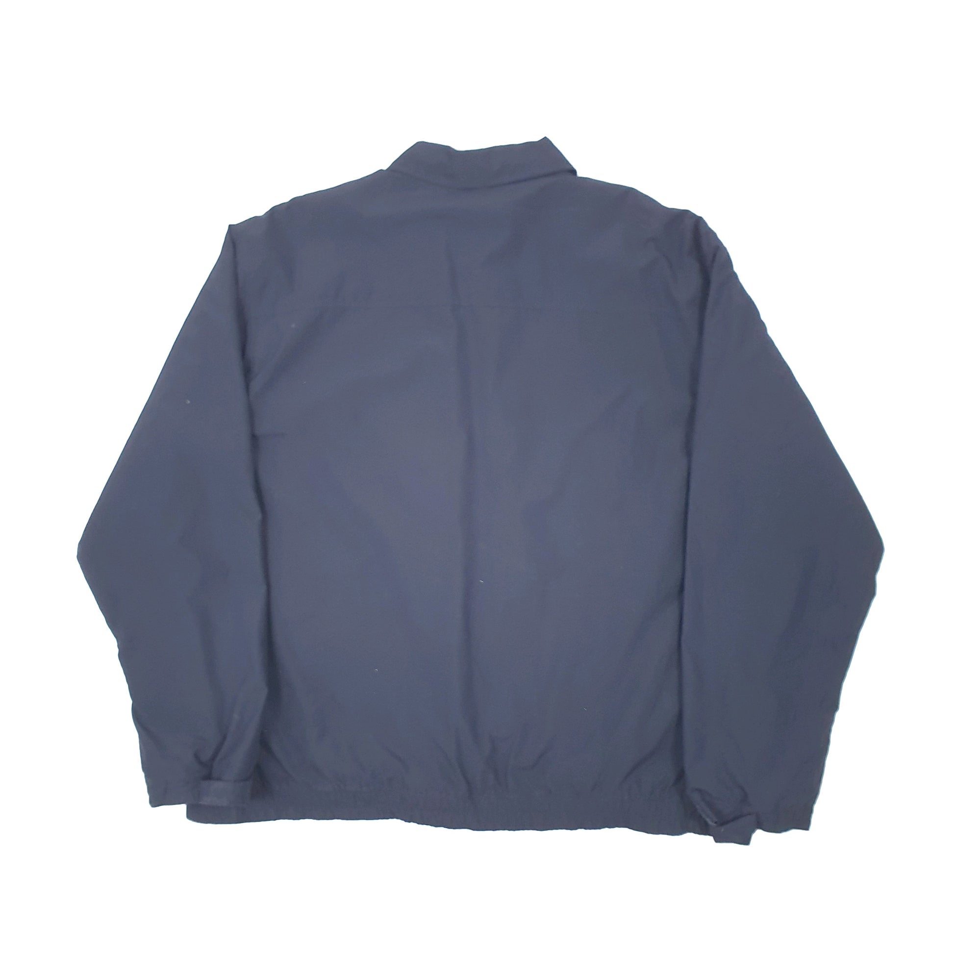 Mens Navy Chaps Sherpa Lined Harrington Jacket Coat