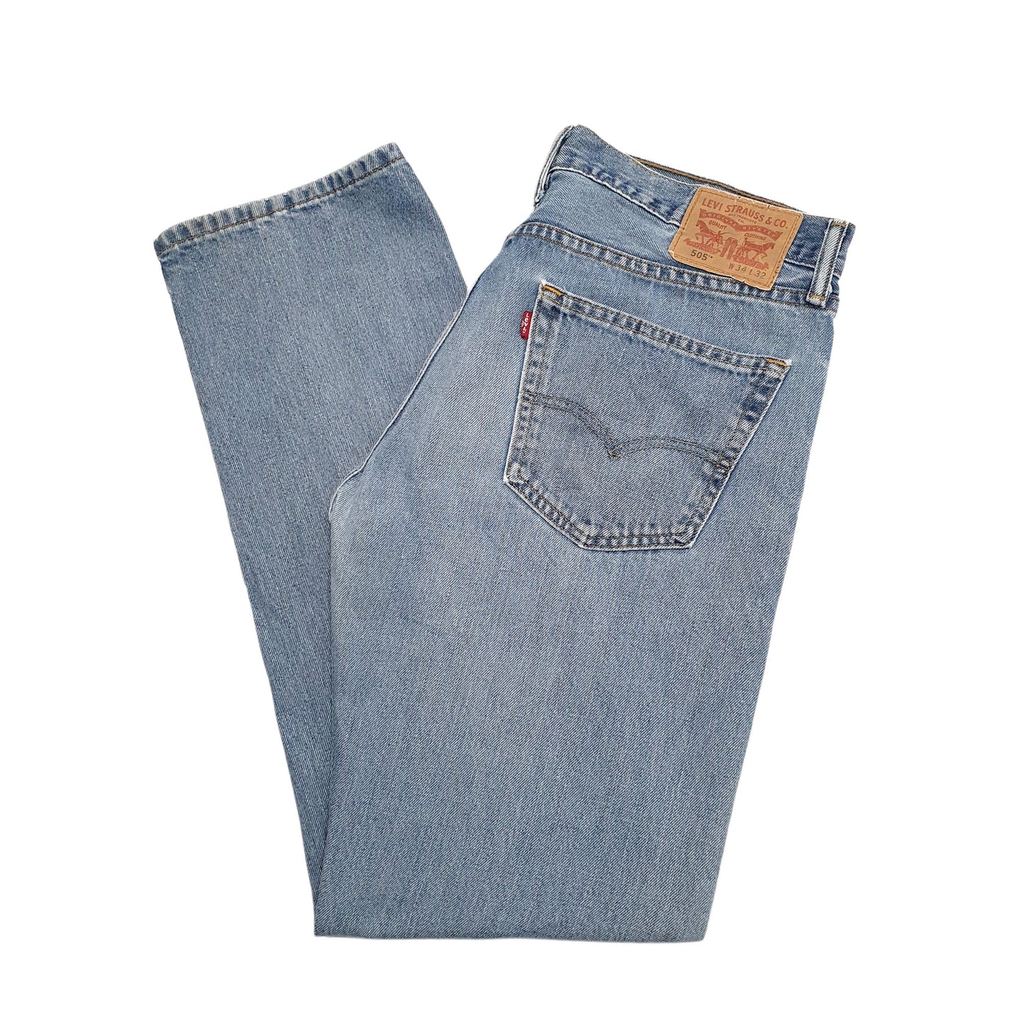 Mens Blue Levis  505 JeansW36 L32