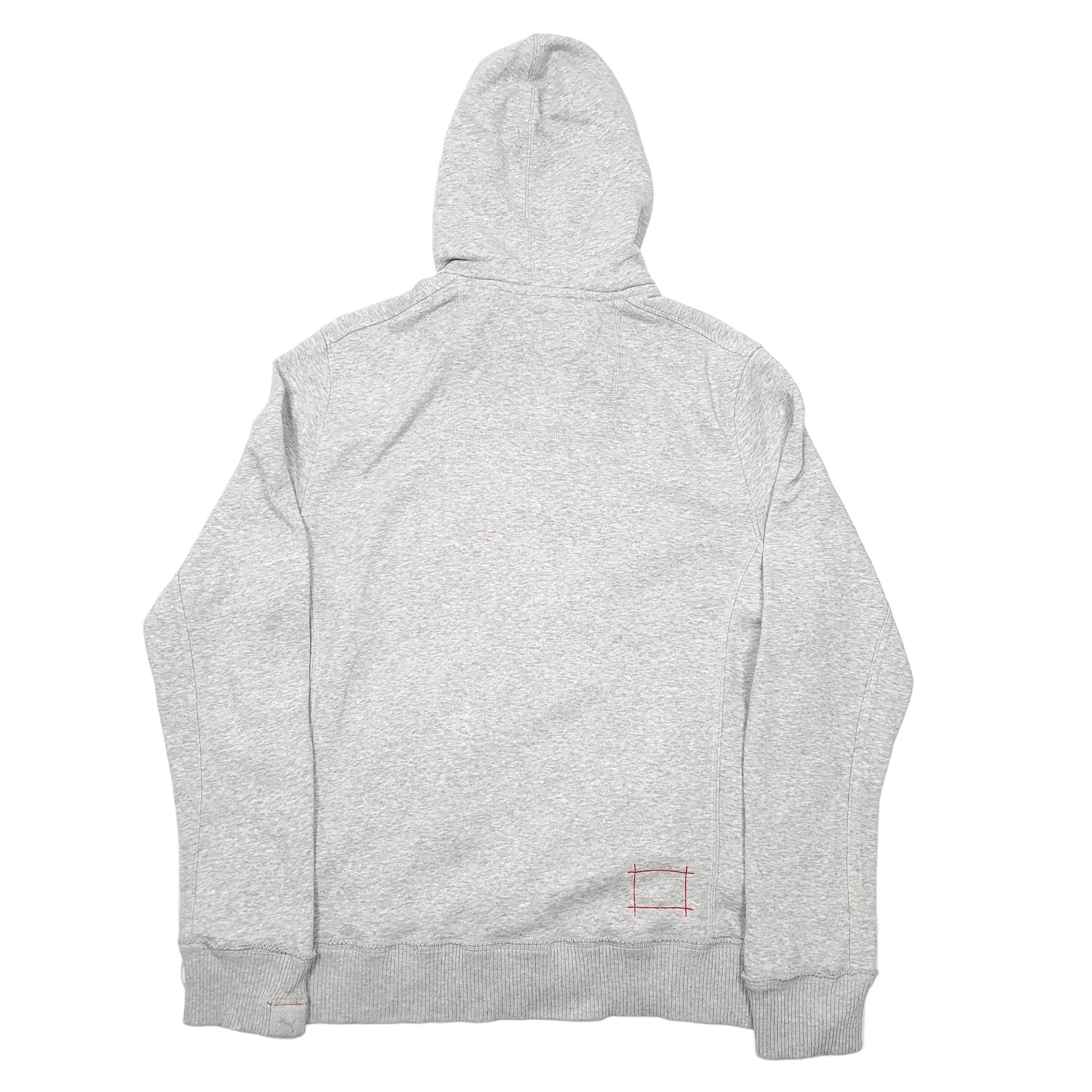 Mens Grey Puma Hoodie Full Zip Jumper
