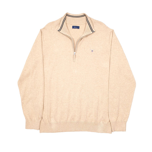GANT Quarter Zip XL Beige