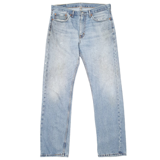 Mens Blue Levis  505 JeansW34 L34