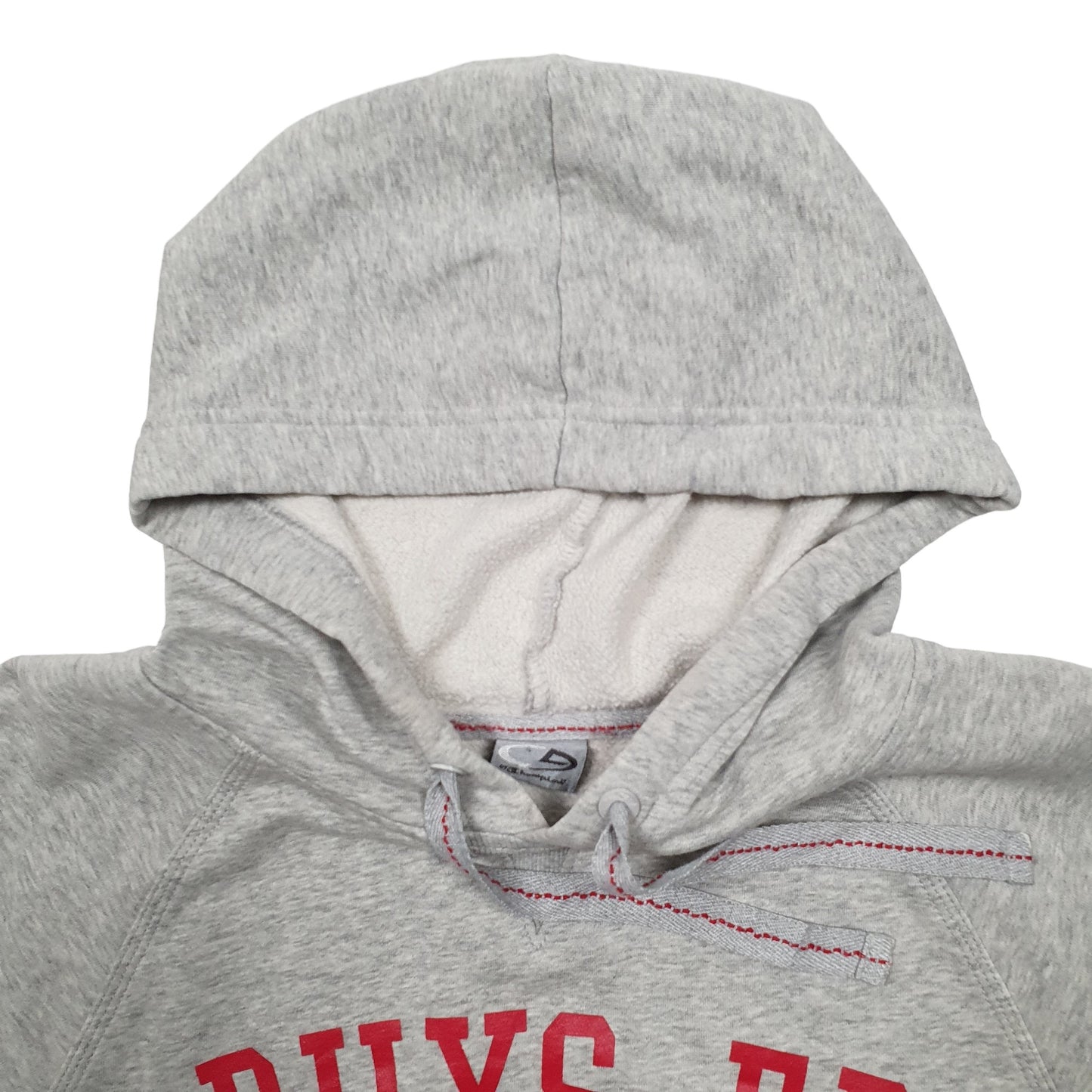 Mens Grey Champion Phys.Ed Dept USA College Hoodie Jumper