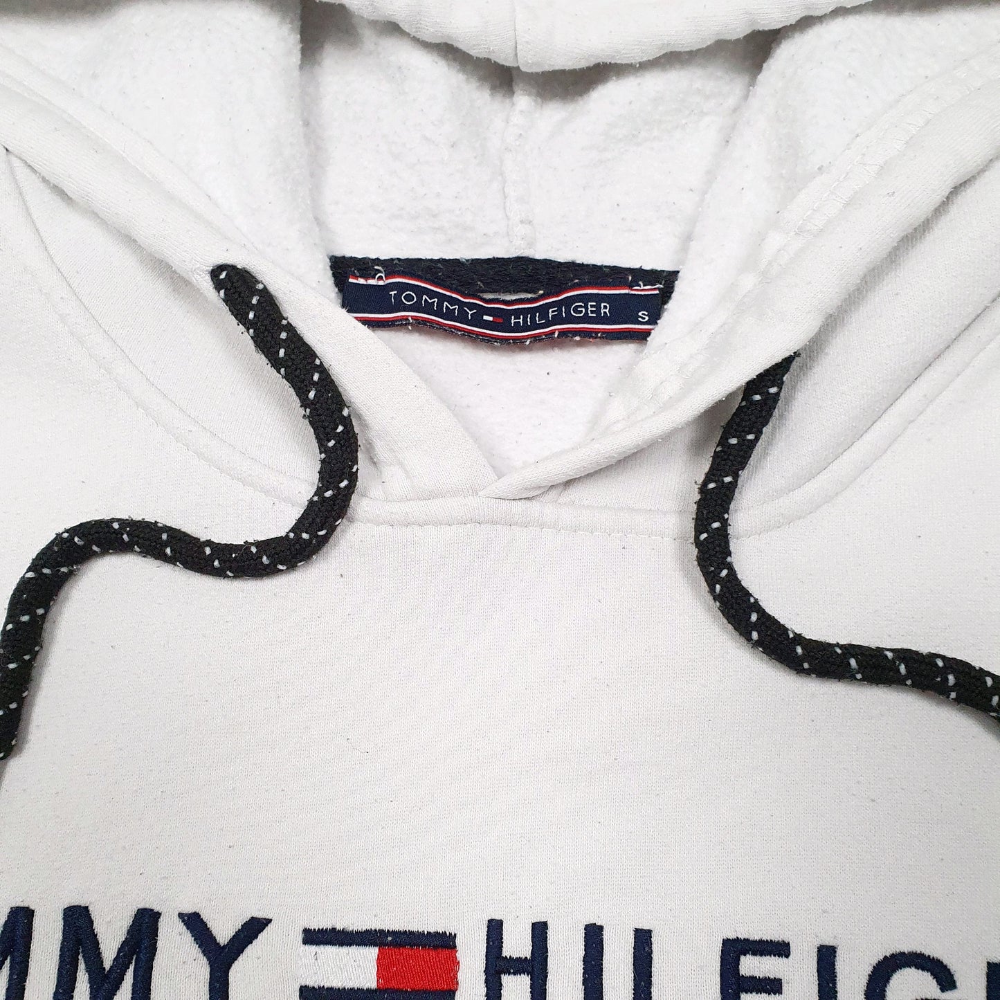 Mens White Tommy Hilfiger  Hoodie Jumper