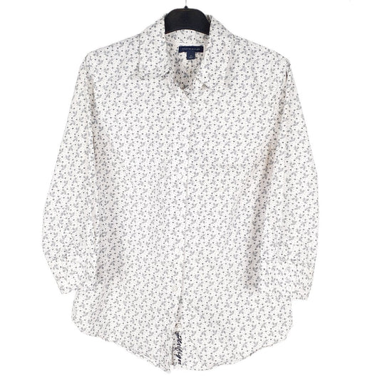 White Tommy Hilfiger Long Sleeve Shirt