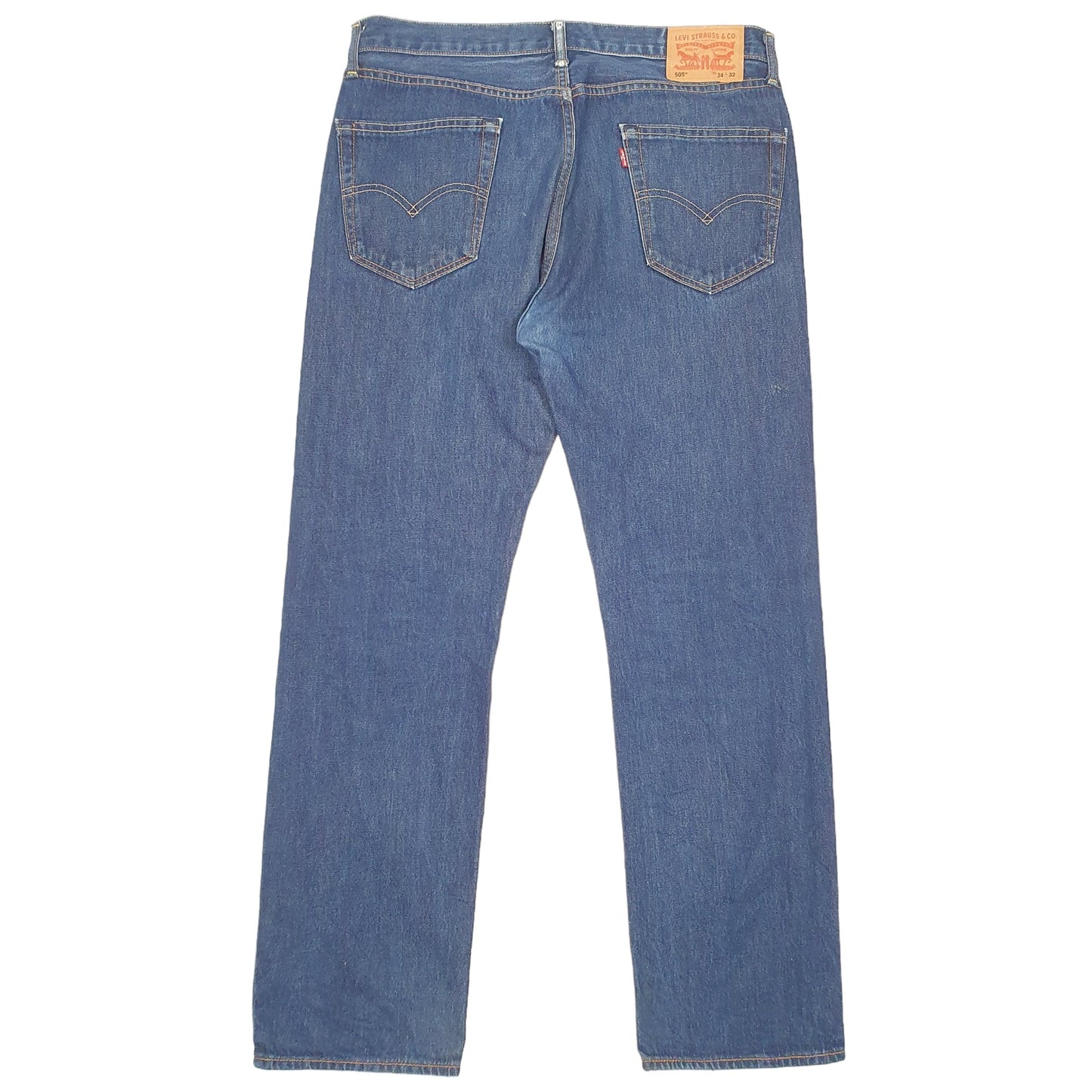 Mens Blue Levis  505 JeansW34 L32