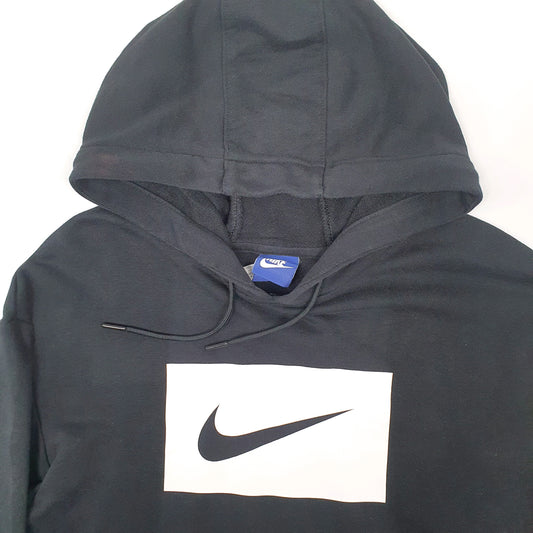 Womens Black Nike Longline Dress Hoodie Jumper