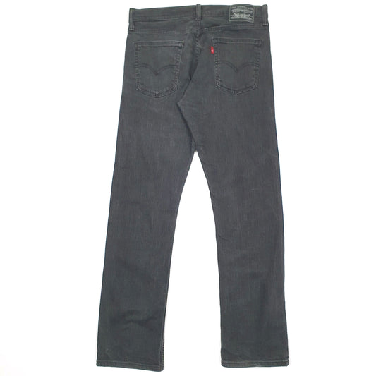 Levis 514 Straight Fit Jeans W33 L32 Grey