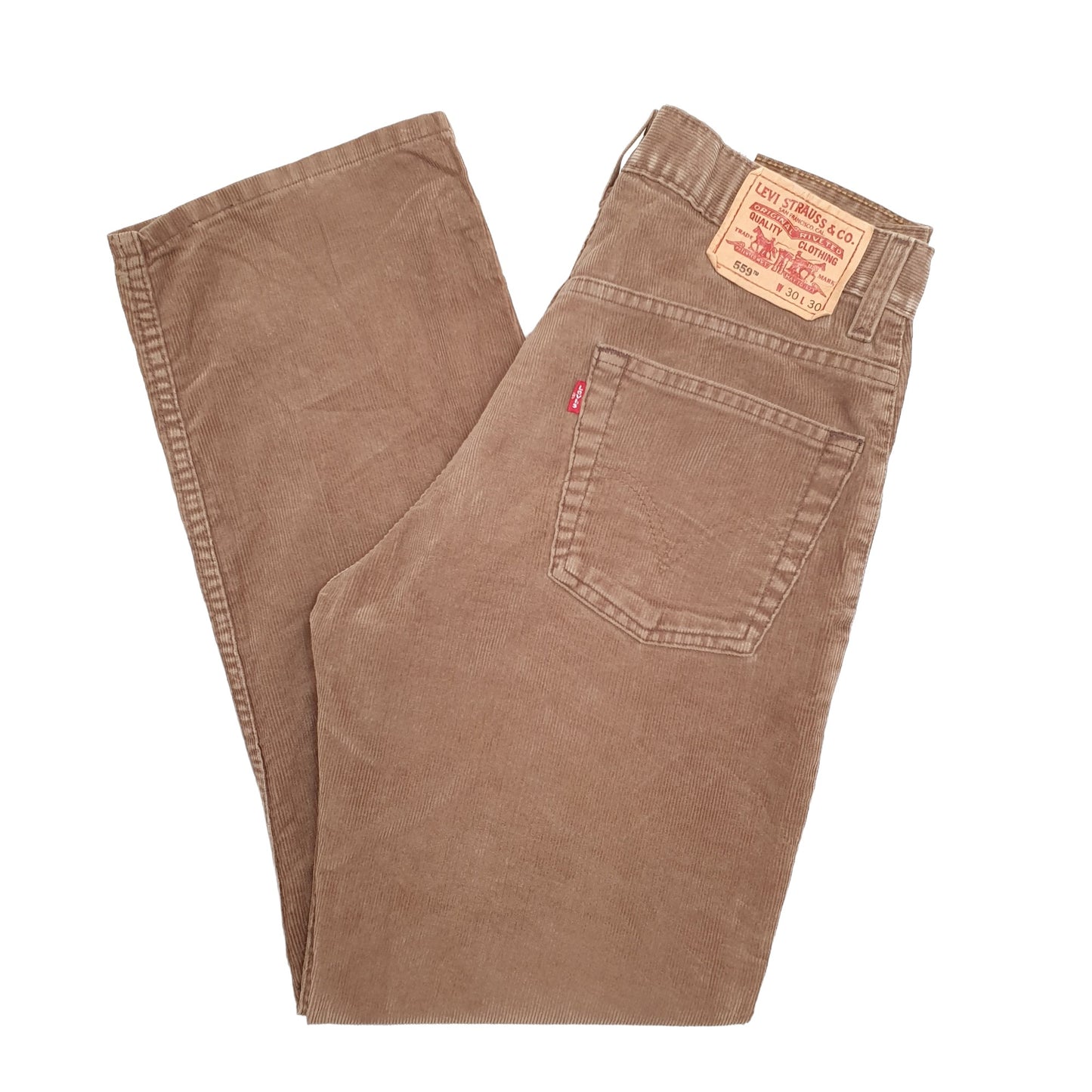 Mens Brown Levis Levis 559 Corduroy Trousers