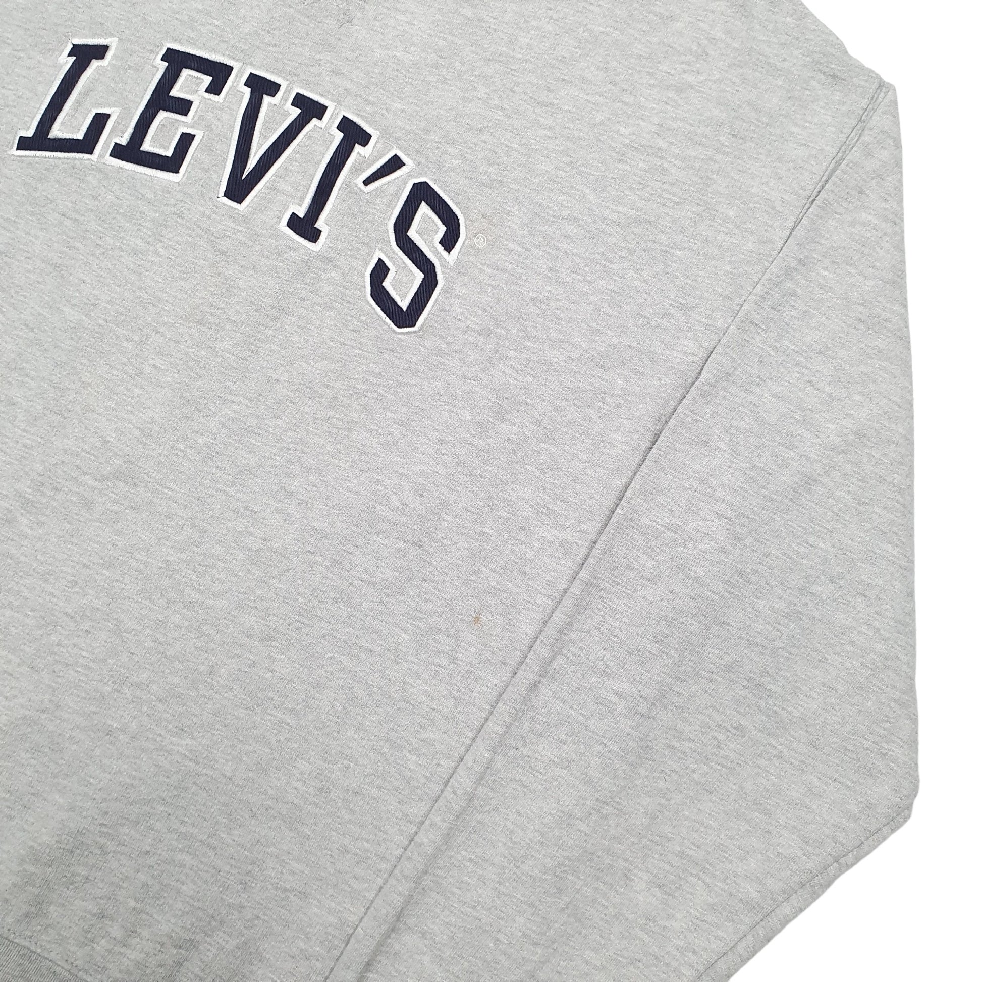Mens Grey Levis  Hoodie Jumper