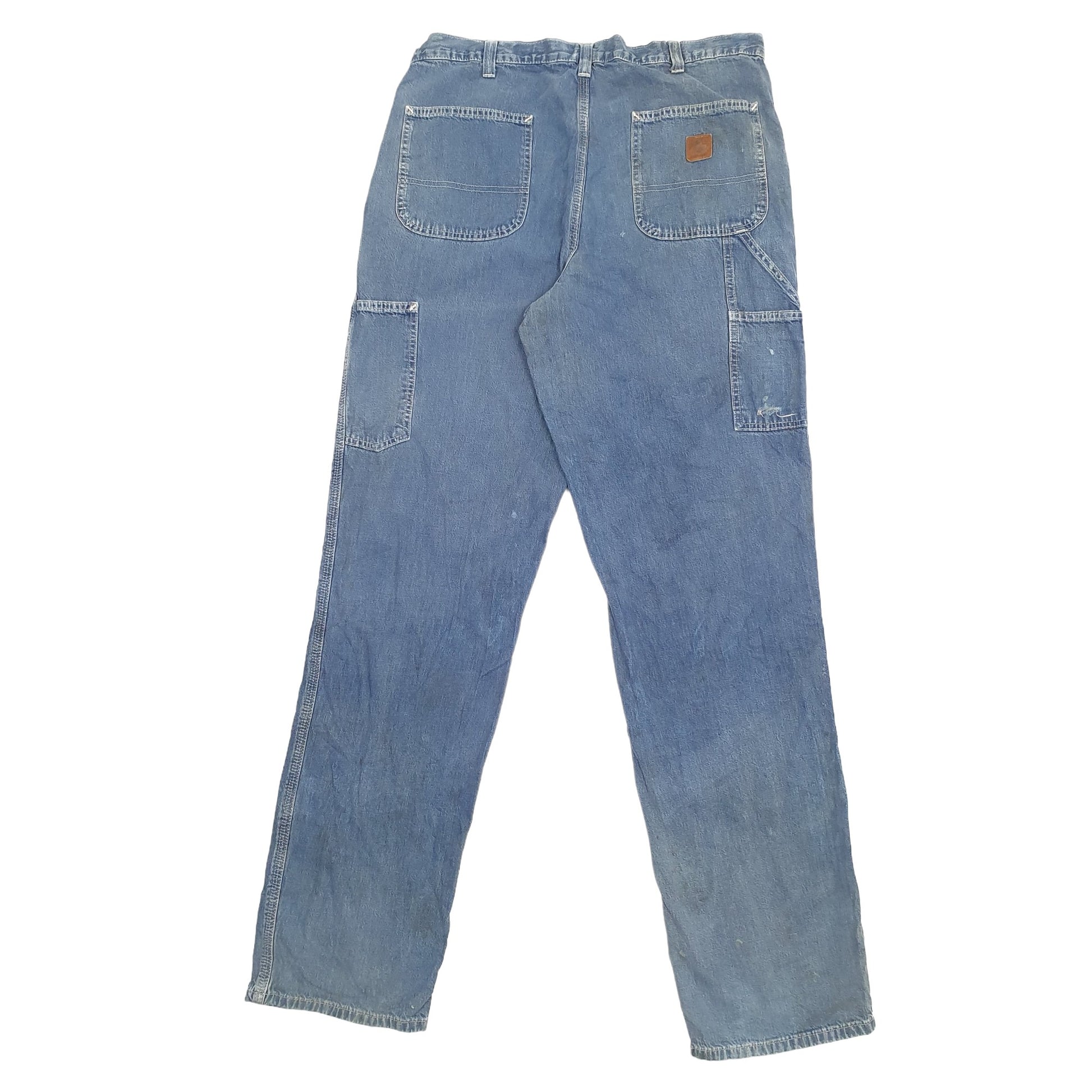 Mens Blue Carhartt  Carpenter Trousers