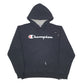 Mens Black Champion  Hoodie Jumper