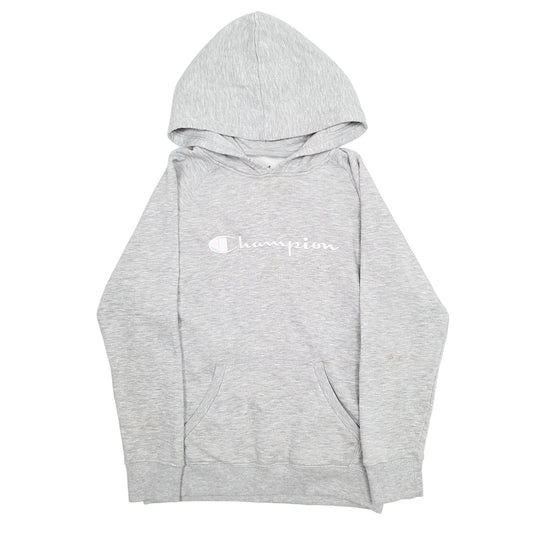 Womens Grey Champion  Hoodie Jumper