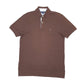 Mens Brown Tommy Hilfiger  Short Sleeve Polo Shirt