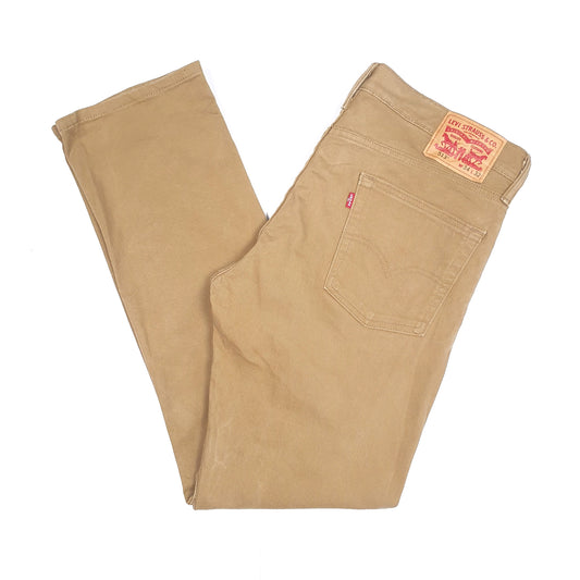 Brown Levis 513 Jeans