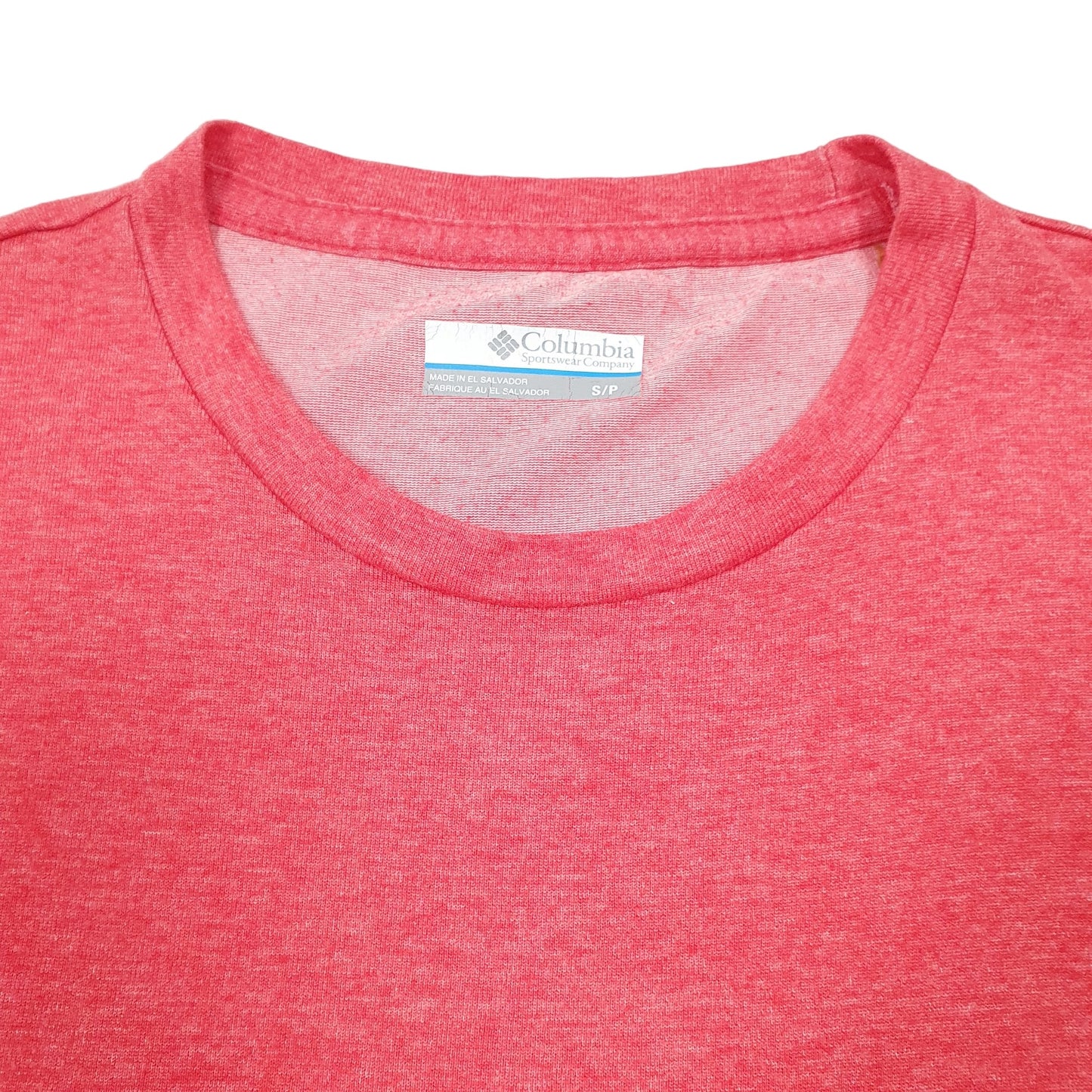 Mens Red Columbia Sportswear Active Blend Short Sleeve T Shirt