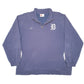 Mens Navy Nike Vintage Detroit MLB Baseball Team Quarter Zip Jumper