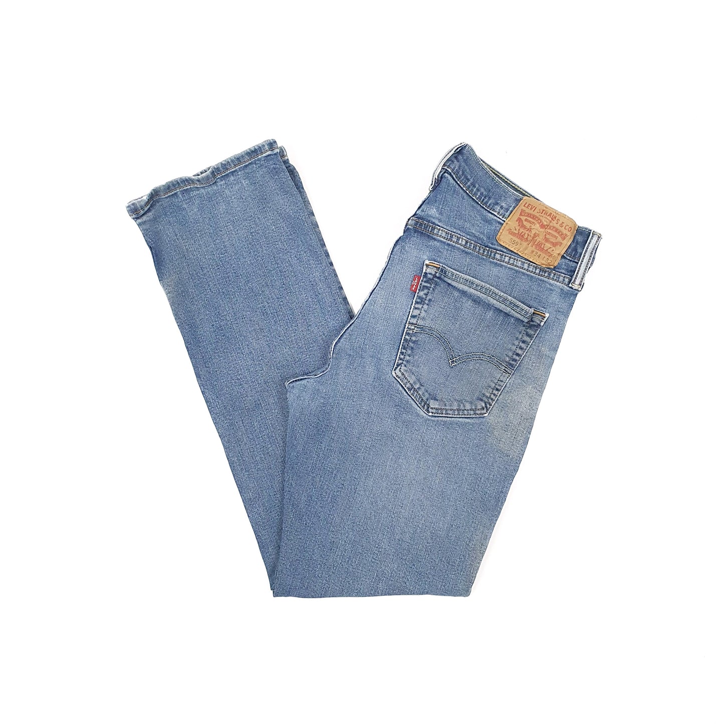 Levis 559 Relaxed Fit Stretch Jeans W34 L32 Blue