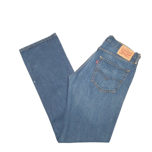Mens Blue Levis 527 JeansW33 L34