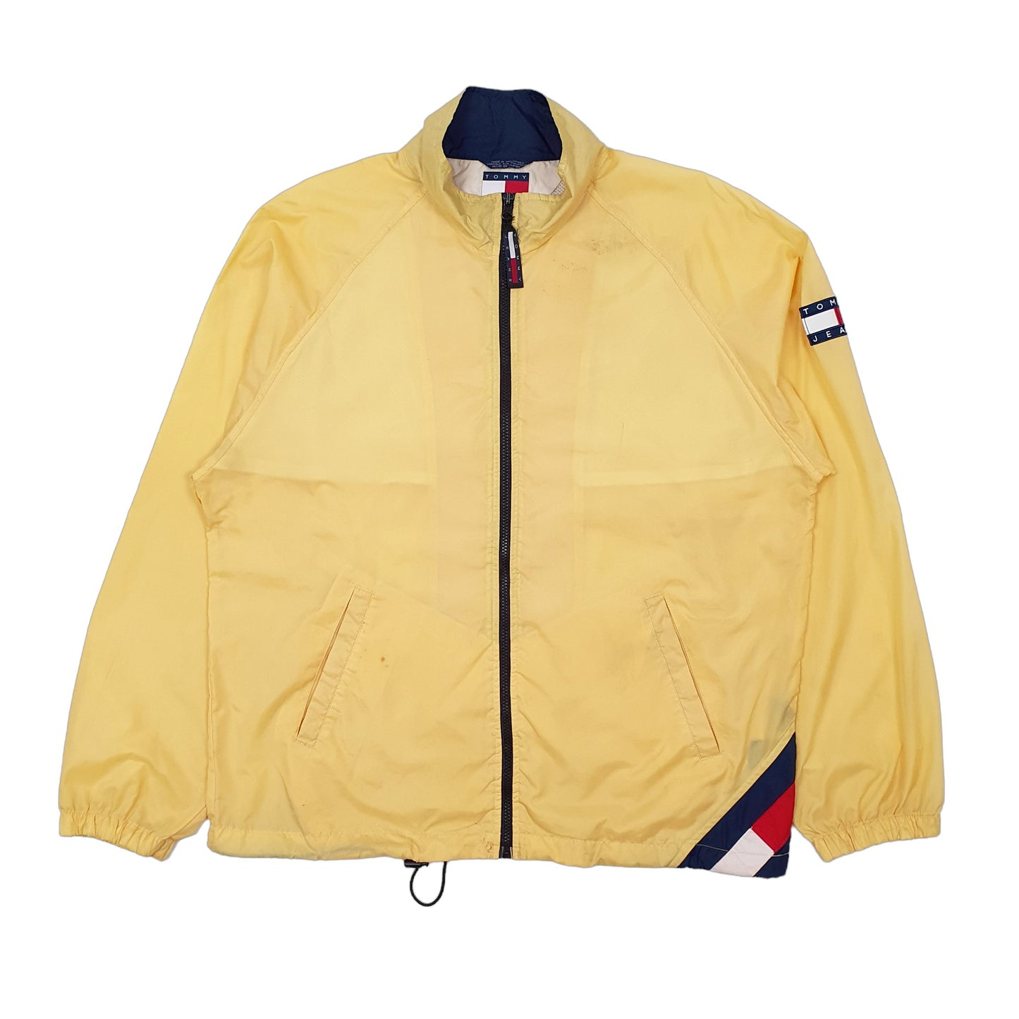 Mens Yellow Tommy Hilfiger Anorak Lightweight Vintage  Coat