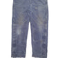 Mens Navy Carhartt FR Double Knee Dungaree Trousers